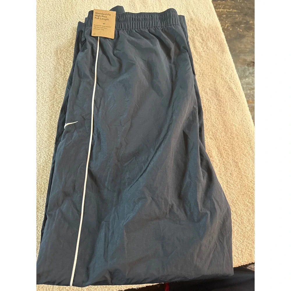 Nike Sportswear Move to Zero Track Pants Blue White Stripe XL FV7655-478 New
